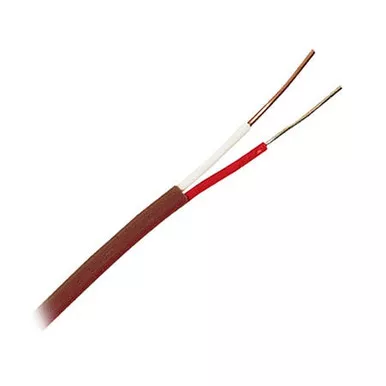 Omega FF-JI-20-SLE-15M : Thermocouple Wire, Duplex Insulated, J Type, 0 C to 200 C (32 F to 392 F), Solid, 20 AWG, 15 m Cable, FEP, IEC, SLE, FF-JI Series, Spool