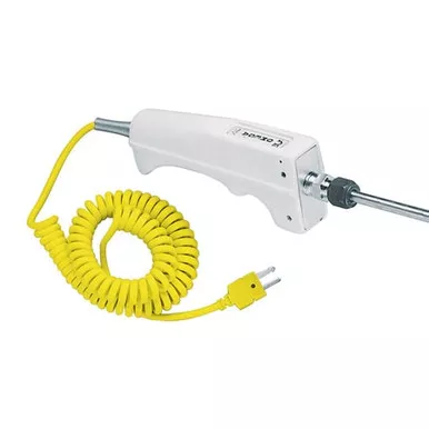 Omega MHP-CASS-18U-12-SMP-M : Handheld Thermocouple Probe, Aluminum Handle, Heavy Duty, K Type, 0 ÁC to 900 ÁC, 0.125 " x 12 " Probe, 60 " Cable, 28 AWG, TPE, Ungrounded, Immersion, 304 SS, Mini Male CONN, MHP-CASS Series, Each